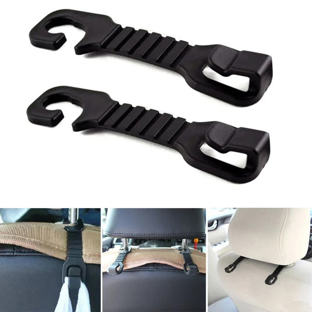 2Pcs Car Seat Hooks Purse bag Hanger Bag Organizer Holder Clips Auto  Accessories