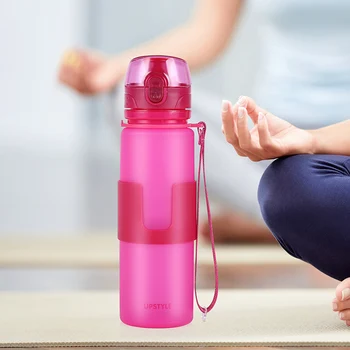 

Portable Sports Foldable Water Bottle Travel Glass Silicone Water Bottles Outdoor Sports Plastic Water Containers 2020 II50SPHSH