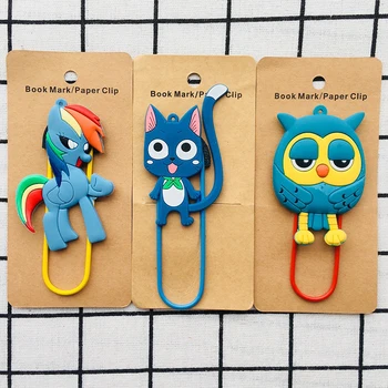 

Fairy Tail Owl Fashion Anime Jewelry Components Cartoon Paper Accessories Book Clip Bookmarks Students New Gifts