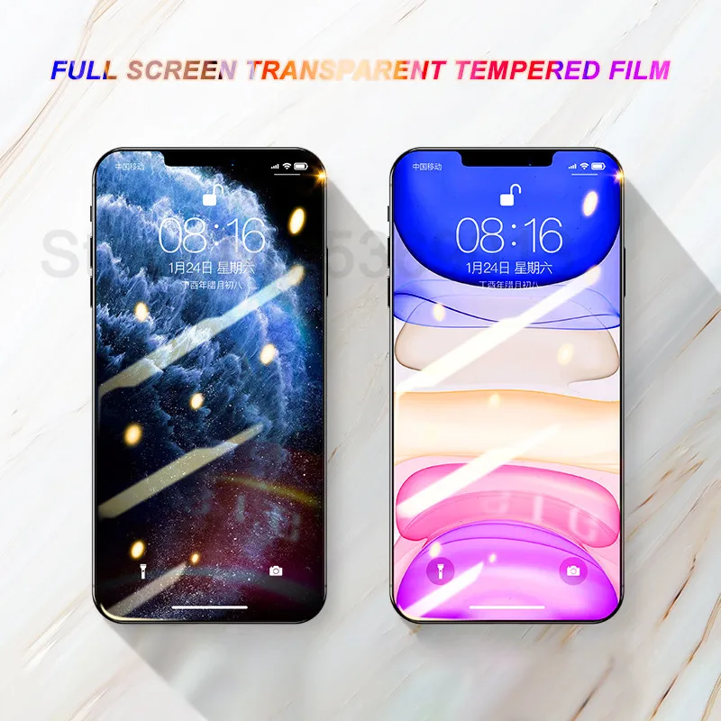0,22 мм 9H закаленное стекло для iPhone X XR XS 11 Pro Max Защита экрана для iPhone 8 7 6 6S Plus защитный чехол