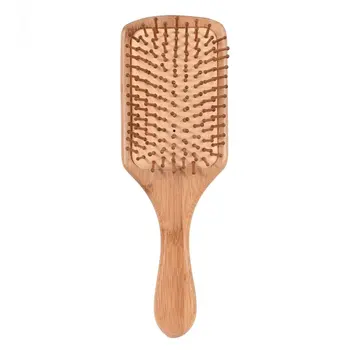 

Professional Air Cushion Comb Wood Handle Hairdressing Comb Anti-Static Rubber Balloon Scalp Massage Comb for Women