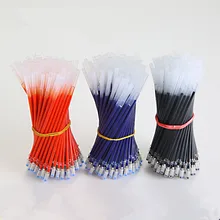 20 шт./партия, 0,5 мм, Заправка для гелевой ручки игла сердечника, пулевидная головка, набор для заправки воды, школьные канцелярские принадлежности,, офисные принадлежности 04087