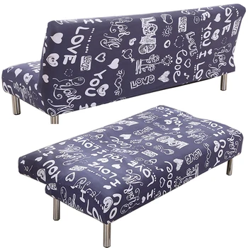 

Elastic Sofa Bed Cover All-inclusive Tight Wrap Sofa Cover for Living Room Stretch Couch Cover Without Armrest Cubre 155-190cm