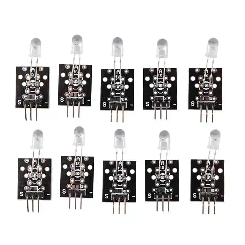 10Pcs KY-005 38KHz Infrared IR Transmitter Sensor Module For Arduino CMO 