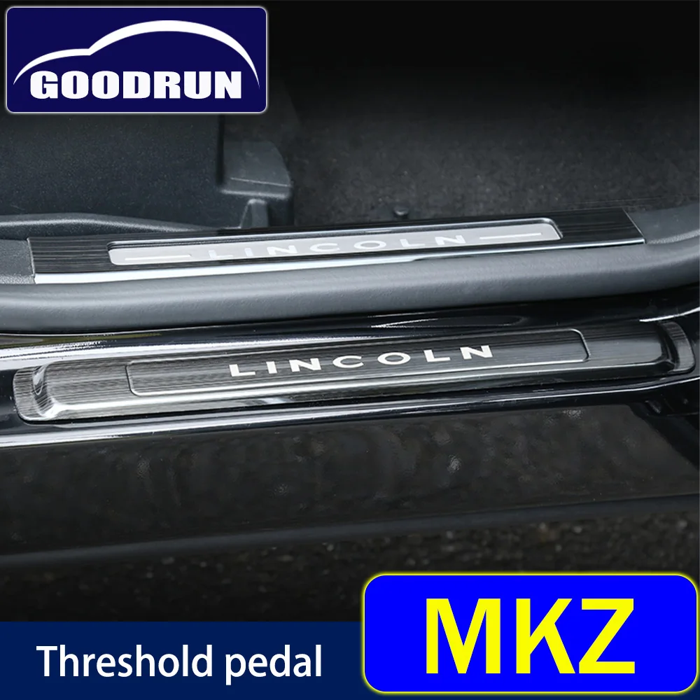 

For Lincoln MKZ Interior Exterior Protector Sticker Decals Accessories Car Door Sill Threshold Panel