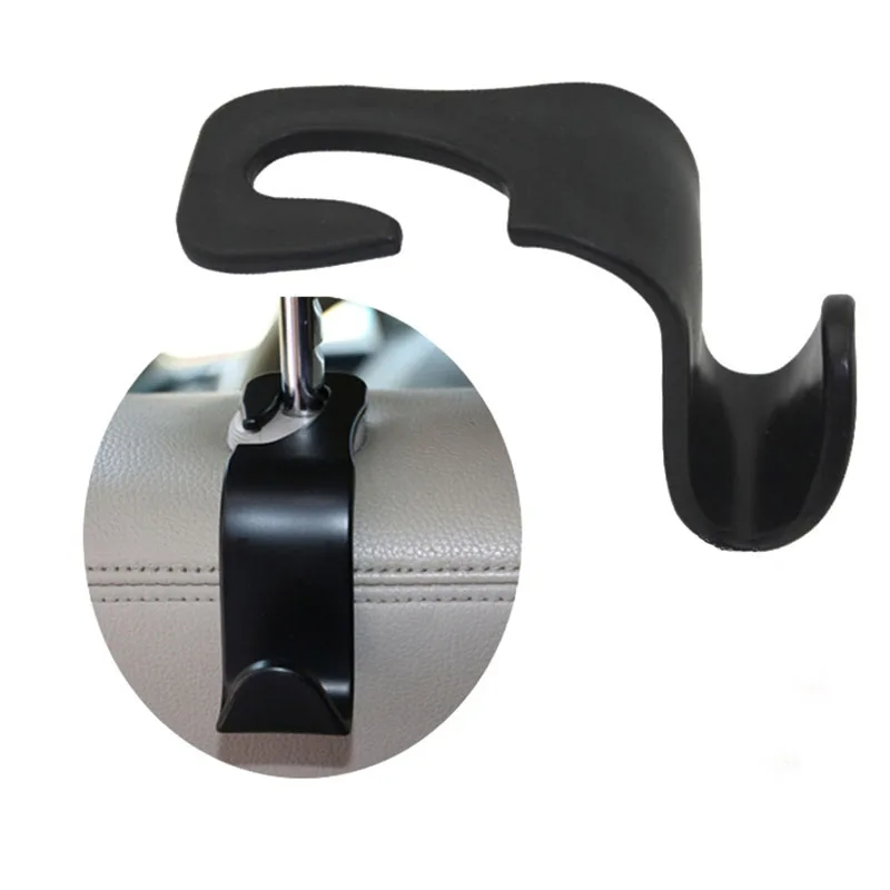 

2pcs 20kg load-bearing Car Hook Seat Hook Headrest Hanger Storage Hooks for Shopping Groceries Bag Storage Accessories Organizer