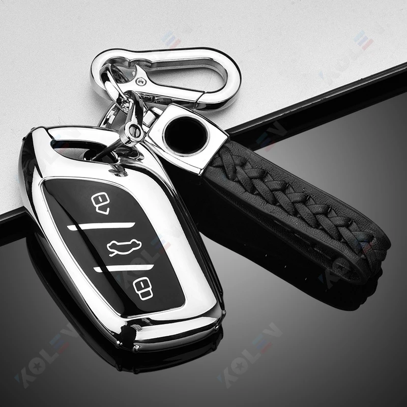 Soft TPU Car Remote Key Case Cover Holder Shell per MG ZS EV MG6 EZS HS EHS 2019 2020 Roewe RX5 i6 i5 RX3 RX8 ERX5 accessori - H9b0453301fe74881b6030296fdd2b597e