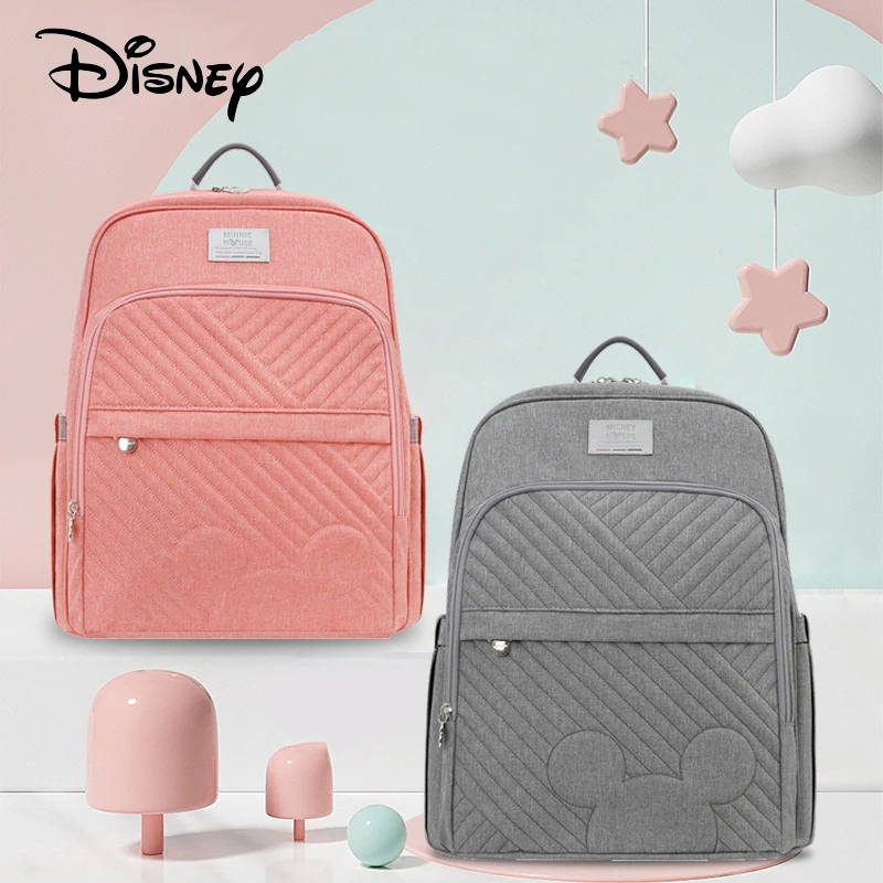 

Disney Fashion Mommey Bag Waterproof Backpack For Mom Separation Bag Diaper Bags Maternity For Baby Care Mommy Travel Nappy Bag