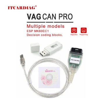 VAG CAN PRO 2020 V5.5.1 с ключом с чипом FTDI FT245RL VCP OBD2 Диагностический интерфейс USB кабель Поддержка Can Bus UDS K Line VAG CAN PRO 2020 V5.5.1 с ключом с чипом FTDI FT245RL VCP OBD2 Диагностический интерфейс USB кабель Поддержка Can Bus UDS K Line