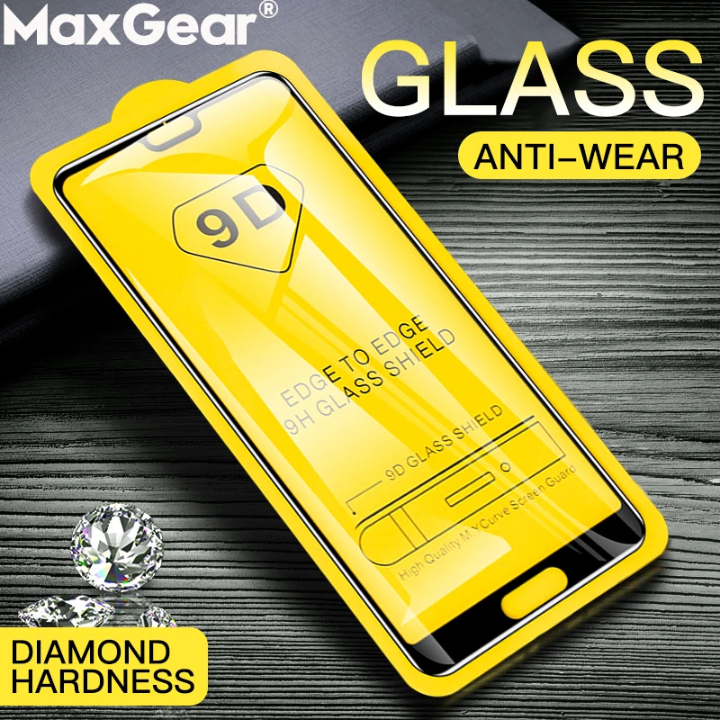 

2pcs 9D Curved Tempered Glass For Huawei P10 Plus P20 Lite Mate 9 10 20 Pro P 9 Screen Protector Full Glue Cover Film Protection