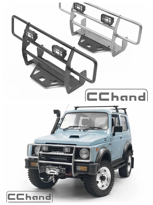 Металлический передний бампер + прожектор для CAPO sixer 1 Suzuki Samurai|Детали и