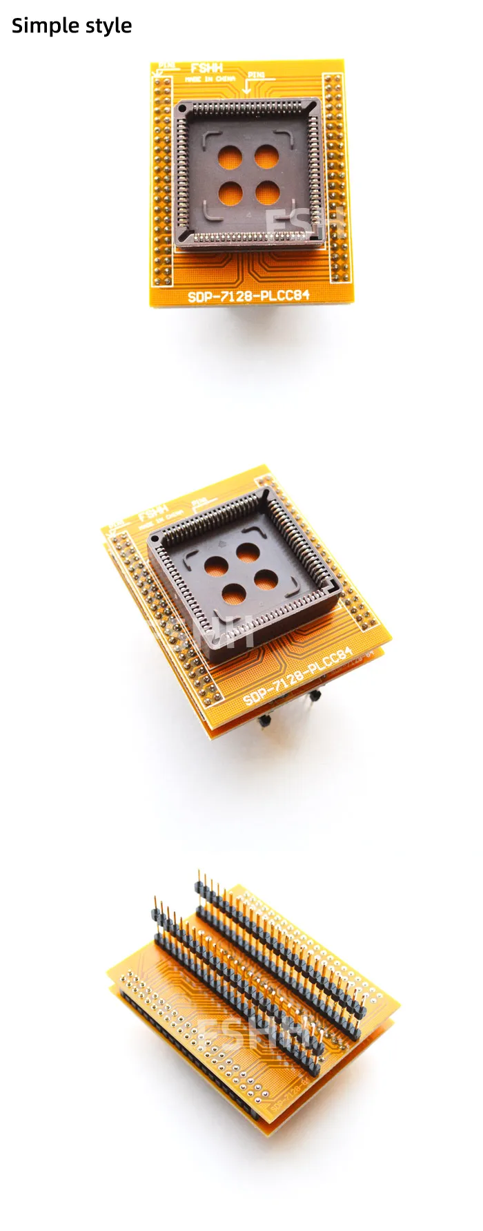 PLCC84 to DIP Programmer Adapter for EPM7128 Series Description Image.This Product Can Be Found With The Tag Names Computer Office, Industrial Computer Accessories, Programmer adapter, Servers Industrial Computer