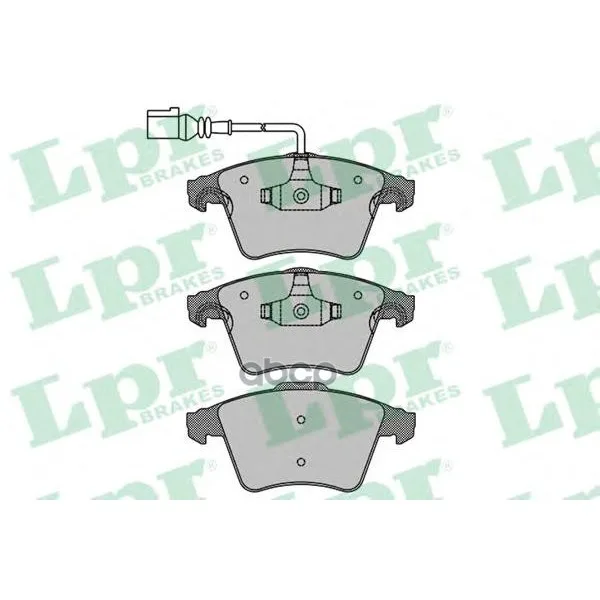 Колодки Тормозные Volkswagen T5/Multivan 03 R16 Передние Lpr 05p1205 Lpr арт. 05P1205
