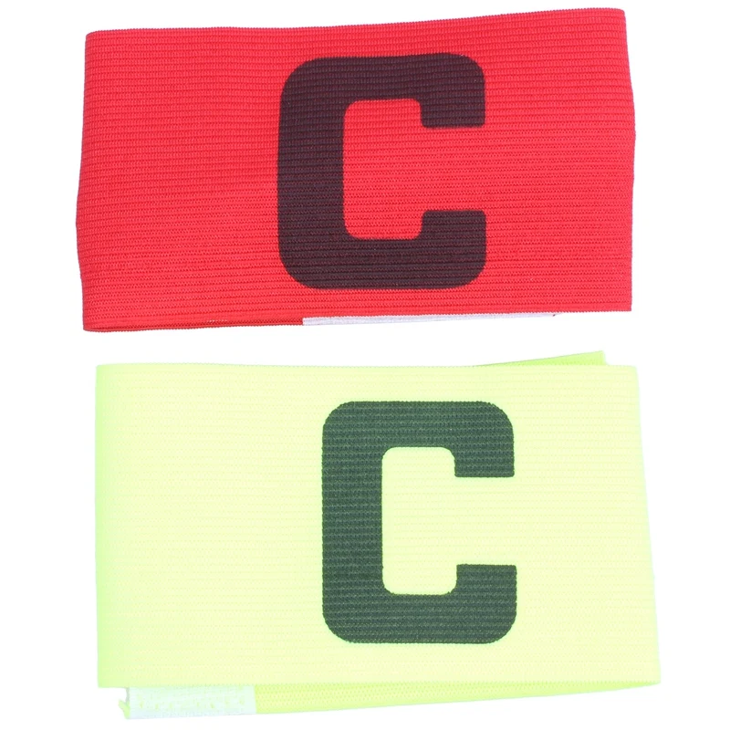 

Game Elastic football captain's armband badge 2 green yellow