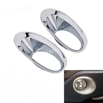 

For Honda CR-V CRV 2011 Front Bumper Fog Light Trim Rim Lamp Cover Cap Car Styling Reflective Sticker Kit Accessories