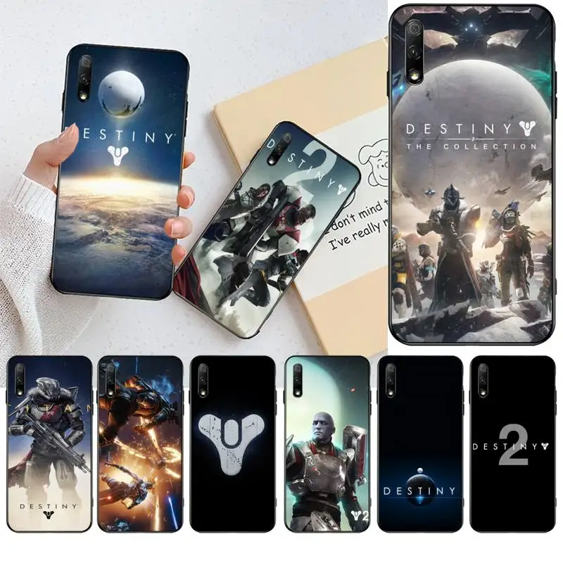 Destiny 2 игры черный мягкий термополиуретановый Чехол для мобильного телефона