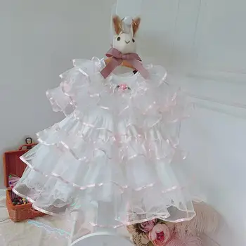 

Girl Princess Dress Baby Girls Cake dress Size 80 90 100 110 120m kids Clothing 2020 Summer New Arrival