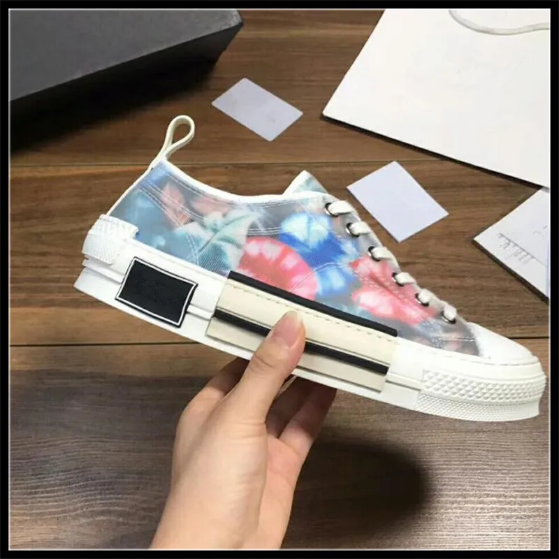 

2019 New Women Sneakers Brand Design Half Transparent Pvc Floral Lace Up Low Top Desginer Trainer Sneaker Woman Flat Shoes