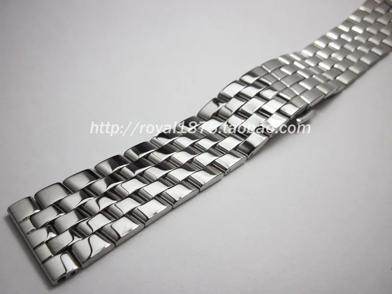 

20 22 24mm Straps high quality Solid Stainless Steel Bracelet Watchbands Belt Luxury for Armani/Casio/Fiyta Seiko omega Longines