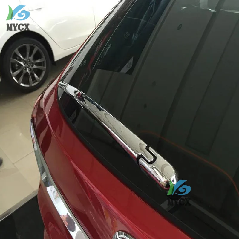 Для Mazda CX-4 CX4 CX 4 ABS хромированное покрытия, для заднего стекла стеклоочиститель крышка планки лобового стекла автомобиля Декор для дворников 4 шт./компл