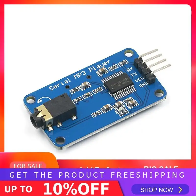 YX6300 YX5300 UART серийный модуль управления MP3 музыкальный плеер модуль для Arduino/AVR/ARM/PIC CF