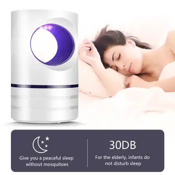 

Electric Indoor Mosquito Trap Mosquito Killer Lamp with USB Power Supply Photocatalytic UV Light Non-radiative Mosquito Killer