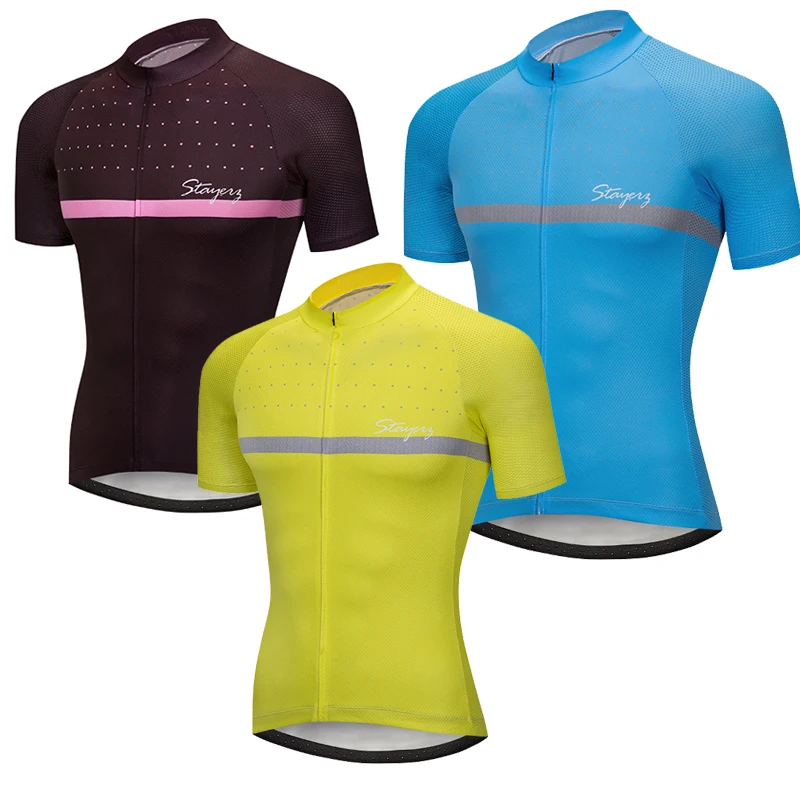 

2020 New stayerz PRO TEAM Men CYCLING JERSEY Bike Cycling Clothing Top quality Cycle Bicycle Sports Wear Ropa Ciclismo For MTB