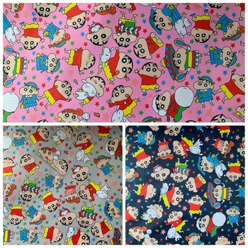 

145*90cm cartoon Crayon Shinchan waterproof Oxford cloth for patchwork PVC DIY Sewing Tablecloth bag raincoat
