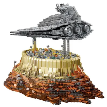 

star war building blocks Mould MOC 21007 5162Pcs Star Plan The Empire Over Jedha City Bricks toy for Christmas gifts