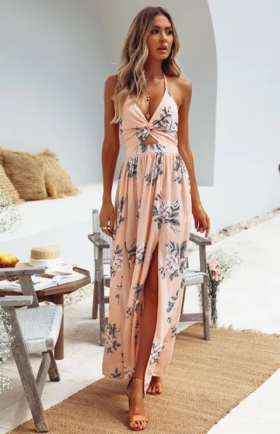 Костюм-платье камзол V ведущий цветной шифоновый женский Макси платье сексуальный отдых песчаный пляж Longuette