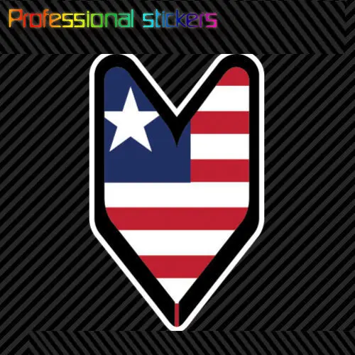 Liberian Driver Badge Sticker Die Cut 