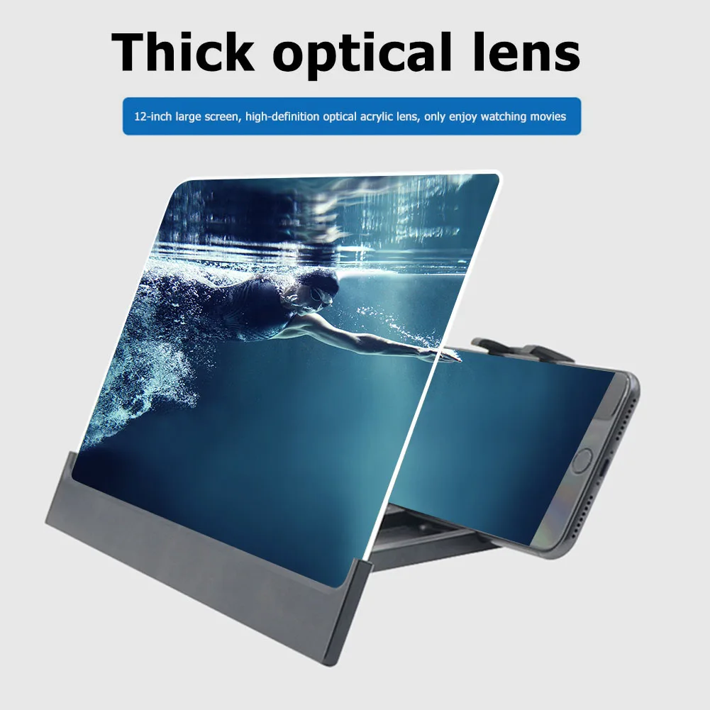 3D Phone Screen Amplifier L3 12 inch Mobile Portable Universal Screen