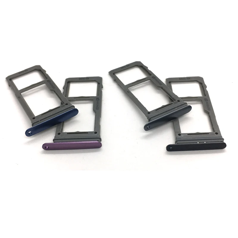 10 шт. для samsung Galaxy S9, G960, S9 Plus, G965, S9+ лоток для sim-карты, держатель для карт, слот для карт, одиночная двойная версия