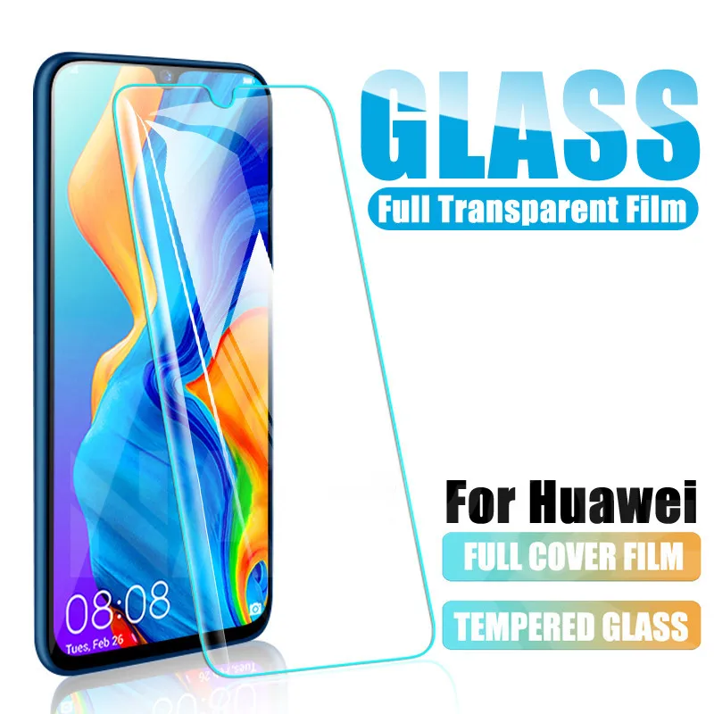 

9H Tempered Protective Glass on the For Huawei P30 Lite P20 Pro P10 Lite Plus P Smart 2019 Safety Screen Protector Glass Film