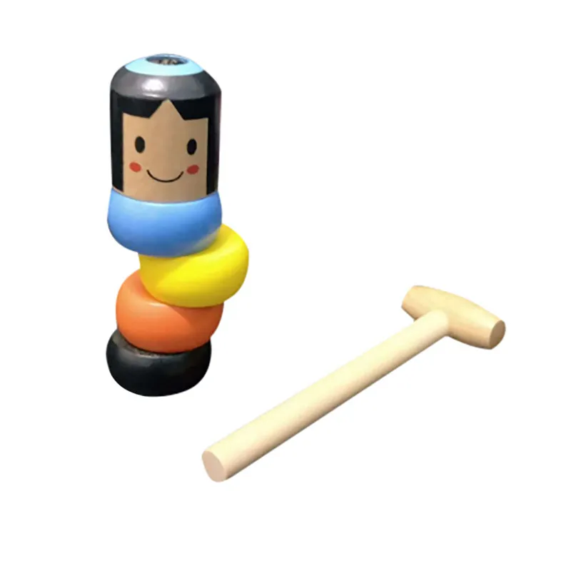 Immortal Daruma Небьющийся деревянный человек волшебная игрушка фокусы крупным планом реквизит для фокусов комедия ментализм забавная игрушка аксессуар