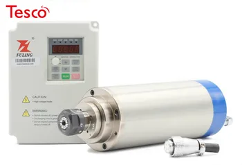 

Professional Metal working spindle 2.2kw spindle motor for iron,copper,steel 800Hz Pole=4 & Fuling VFD & 85mm holder & 75w pump