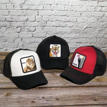 Модная новинка, унисекс, мужская, женская, GoorinS, животная ферма, Дальнобойщик, глаз тигра, Регулируемая Кепка, дятел, Лев, Дальнобойщик, Кепка