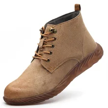 Дышащая защитная обувь анти-разбивание и анти-пирсинг защитная обувь Рабочая безопасная обувь маслостойкая и анти