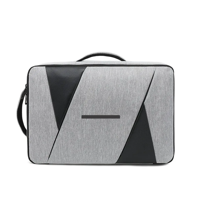 

New Style Backpack Fashion Casual Backpack Cross Hand Official Document Bag Dual Purpose School Bag Customizable Logo