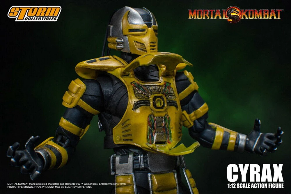 1/12 CYRAX mortoвсего Kombat/DCMK002 Mortal Combat Figure Set 6 ''модель куклы Коллекция праздничный подарок