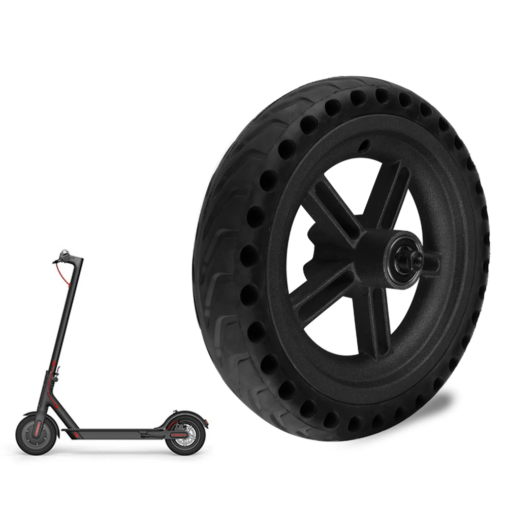 

Electric Scooter Tire Damping Solid Tyre Aluminum Rear Wheel Hub for Xiaomi M365 Scooter Rubber Tyres Wheels Durable