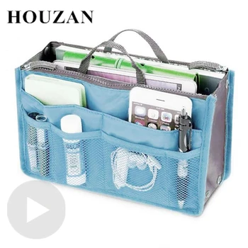 

Handbag Organizer Toiletry Kits Travel Necessaire Women Neceser Cosmetic Bag Vanity Case Make Up Makeup Box Suitcase Pouch Zebra
