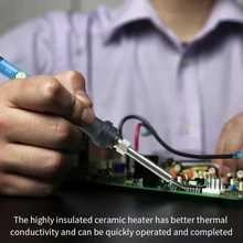 

12pcs/set 220V Electric Soldering Iron Adjustable Temperature Heating Welding Heater Solder Jewelry Making EU/US Plug