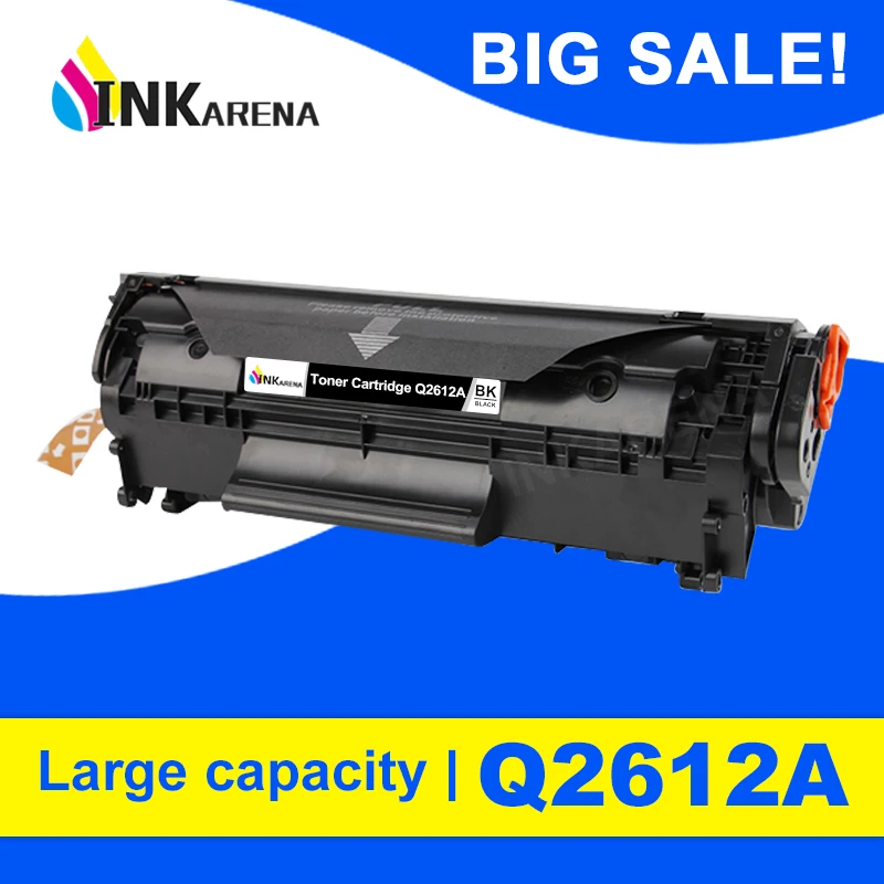 INKARENA совместимый Q2612A q2612 2612a 12a 2612 Черный тонер-картридж для HP LaserJet LJ 1010 1020 1015 1012 3015