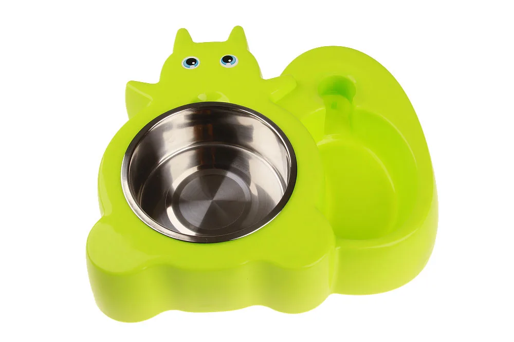 

Dog Bowl Tableware Cat and Dog Bowl Stainless Steel Dog Bowl Automatic Drinking Double Bowl Cat Bowl