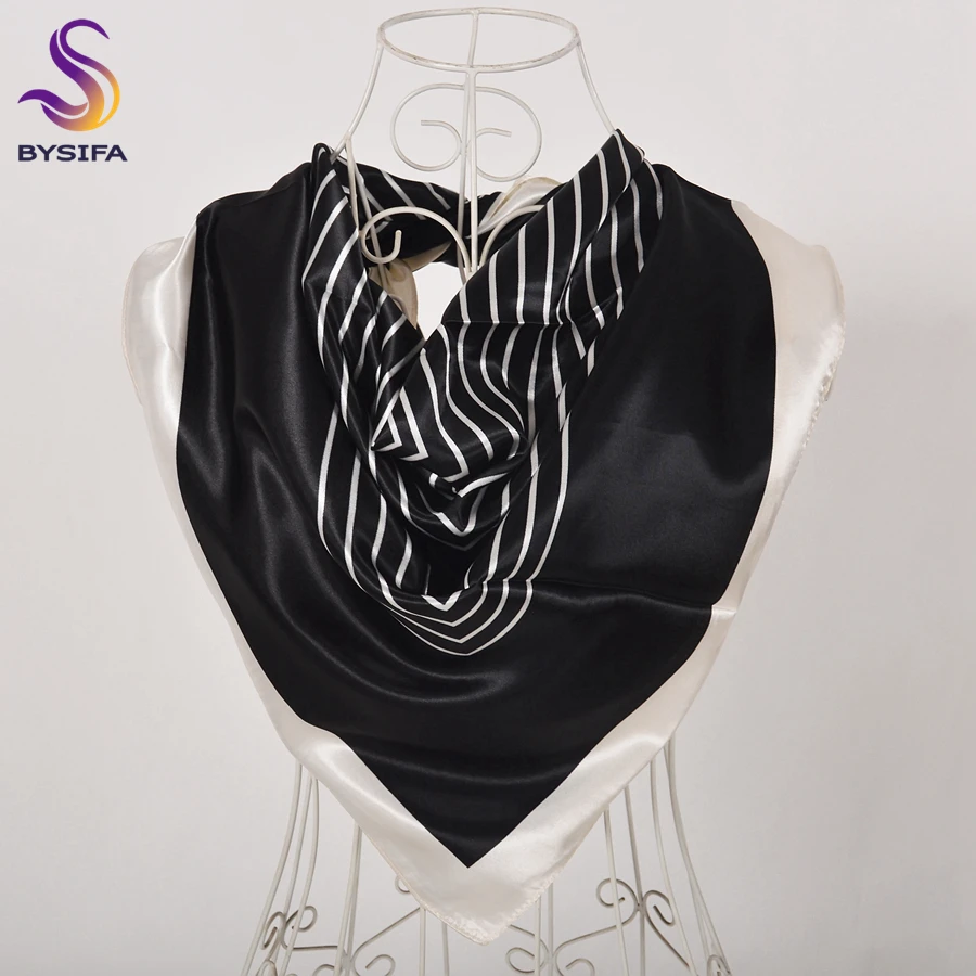 [BYSIFA] China Style Blue White Silk Scarf Cape 2017 New Design Ladies Muslim Head Scarf Printed Fashion Accessories Satin Scarf 6