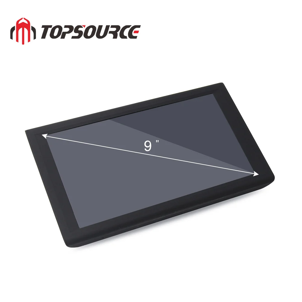 TOPSOURCE 9 дюймов большой экран Автомобильный грузовик gps навигация 256 8 Гб Bluetooth AVIN Hands-free AV-IN fm-передатчик бесплатные карты