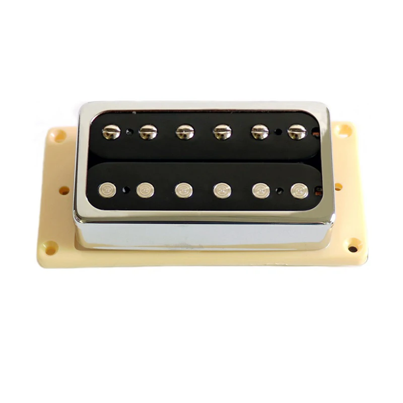 Ceramic Open brass cover lp guitar pickups with 4 conductor wire