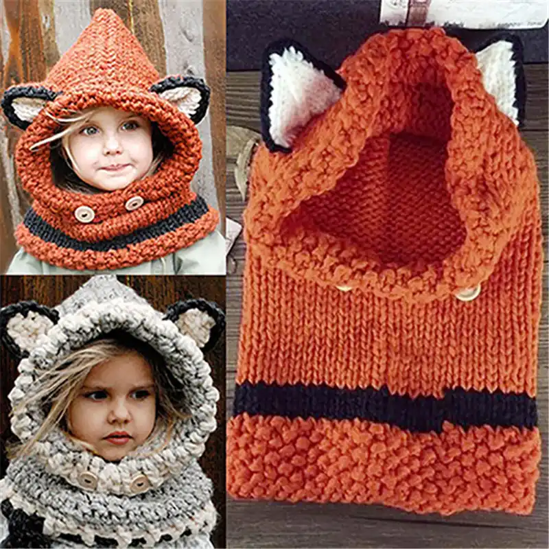 knitted hats with ears