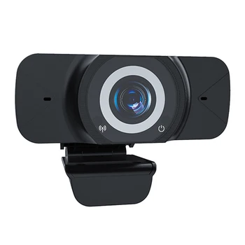 

1 Pc Web Camera 2MP 1080P Black with Microphone Webcam Computer Camera Web Camera for Net Course Netmeeting Live Broadcast